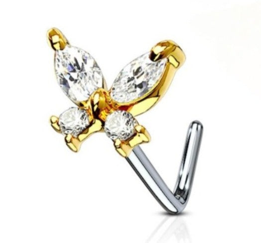 Butterfly Nose Ring image 0
